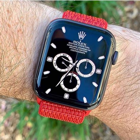 apple watch rolex face.